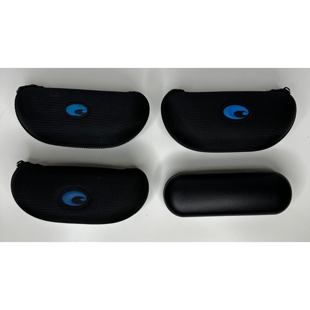 Costa Del Mar Oakley Sunglass Case Lot 4 Polishing Cloth zipper